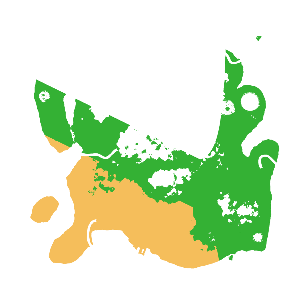 Biome Rust Map: Procedural Map, Size: 3000, Seed: 118425416