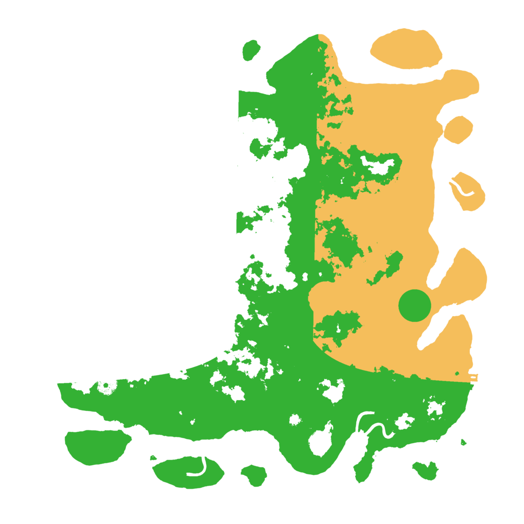 Biome Rust Map: Procedural Map, Size: 4250, Seed: 670703