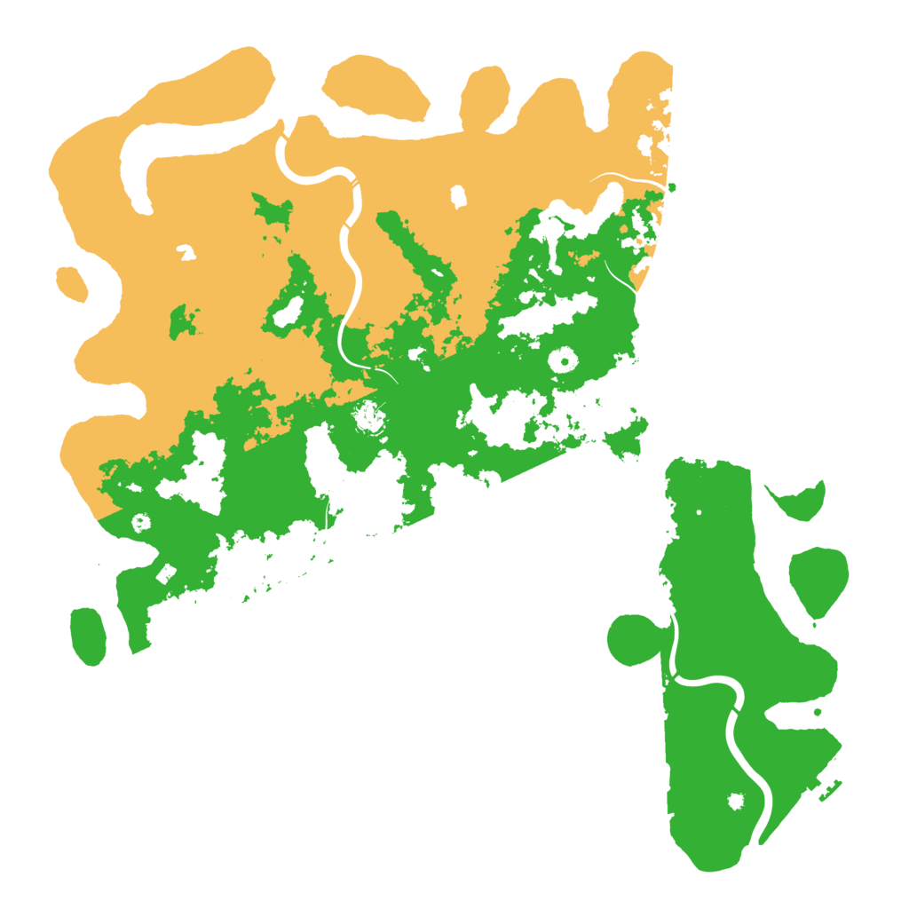 Biome Rust Map: Procedural Map, Size: 4900, Seed: 730582632