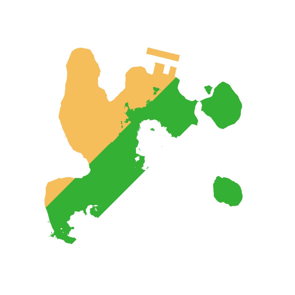 Biome Rust Map: Procedural Map, Size: 1800, Seed: 981233579