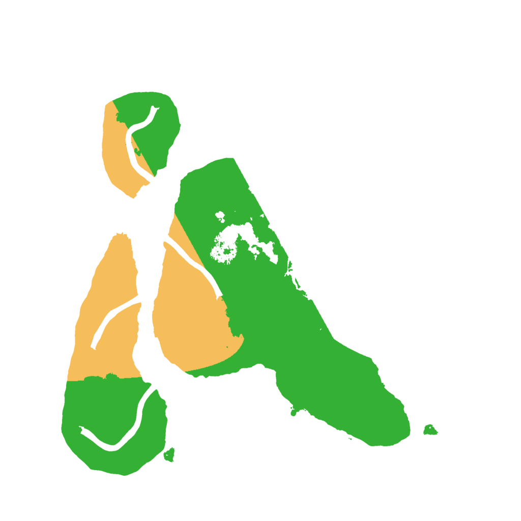 Biome Rust Map: Procedural Map, Size: 2000, Seed: 107169978