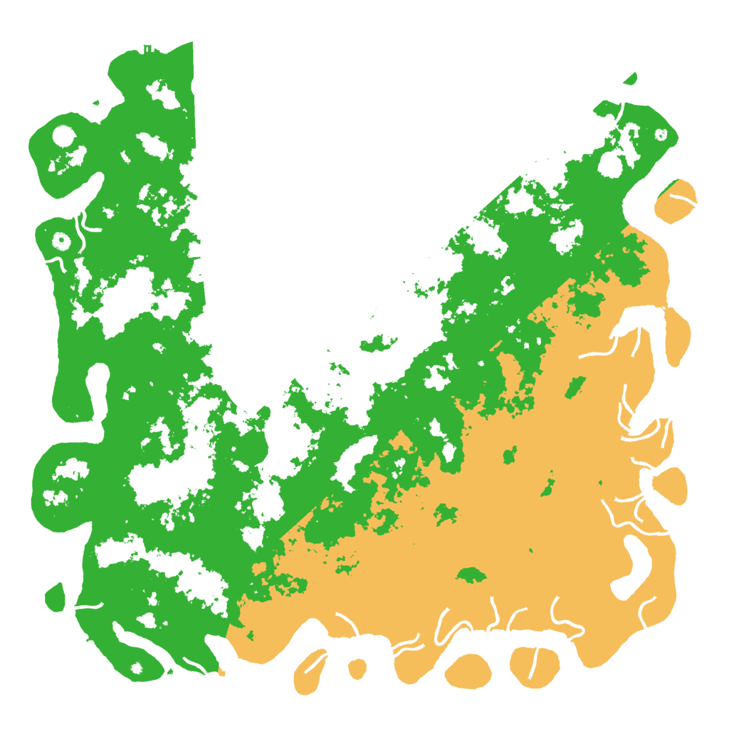 Biome Rust Map: Procedural Map, Size: 6000, Seed: 6345