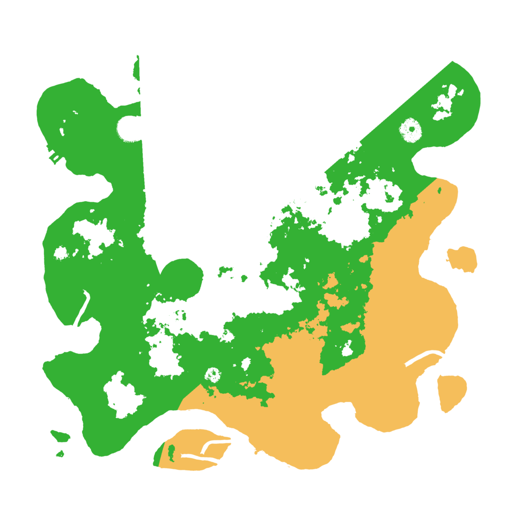 Biome Rust Map: Procedural Map, Size: 3500, Seed: 250730166