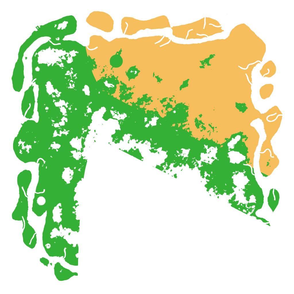 Biome Rust Map: Procedural Map, Size: 6000, Seed: 7983