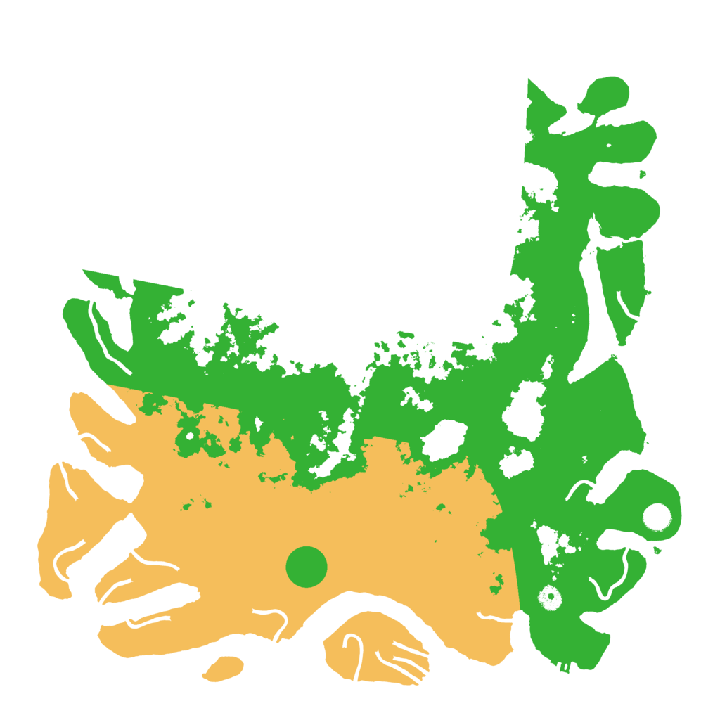 Biome Rust Map: Procedural Map, Size: 4600, Seed: 150