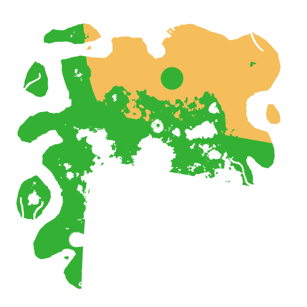 Biome Rust Map: Procedural Map, Size: 3600, Seed: 1522291832