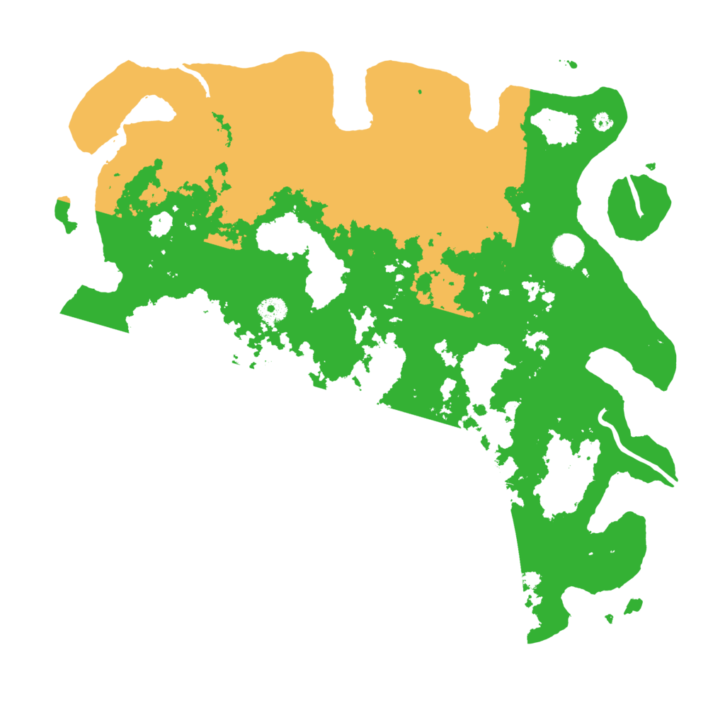 Biome Rust Map: Procedural Map, Size: 4000, Seed: 6377