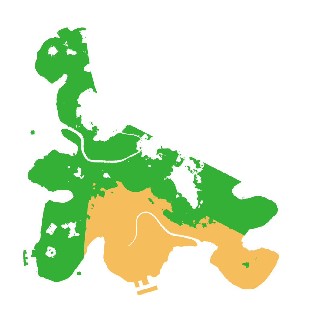 Biome Rust Map: Procedural Map, Size: 3000, Seed: 1287803101