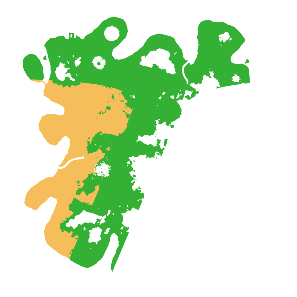 Biome Rust Map: Procedural Map, Size: 3500, Seed: 757