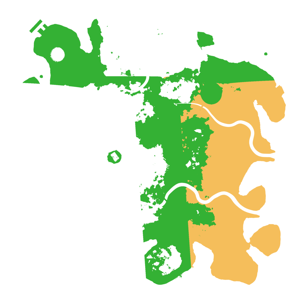 Biome Rust Map: Procedural Map, Size: 3850, Seed: 279121539