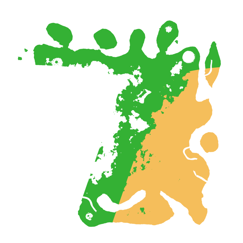 Biome Rust Map: Procedural Map, Size: 3500, Seed: 1150368377