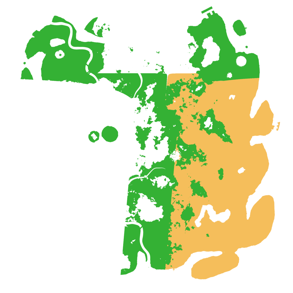 Biome Rust Map: Procedural Map, Size: 5000, Seed: 90530461