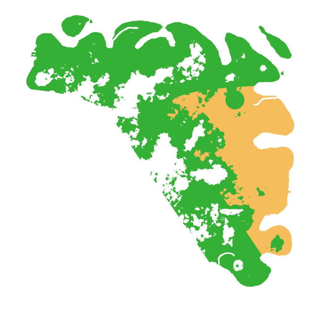Biome Rust Map: Procedural Map, Size: 4450, Seed: 821
