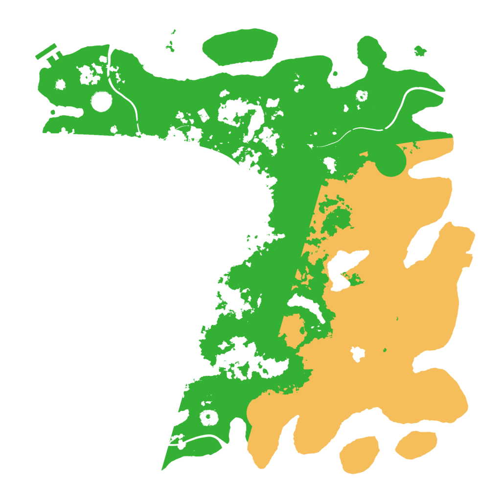 Biome Rust Map: Procedural Map, Size: 4300, Seed: 27