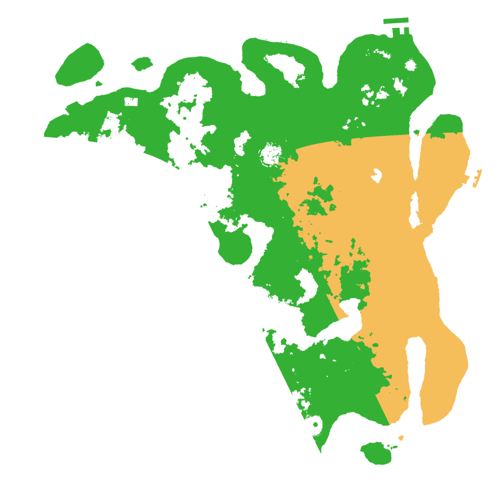 Biome Rust Map: Procedural Map, Size: 4000, Seed: 605864