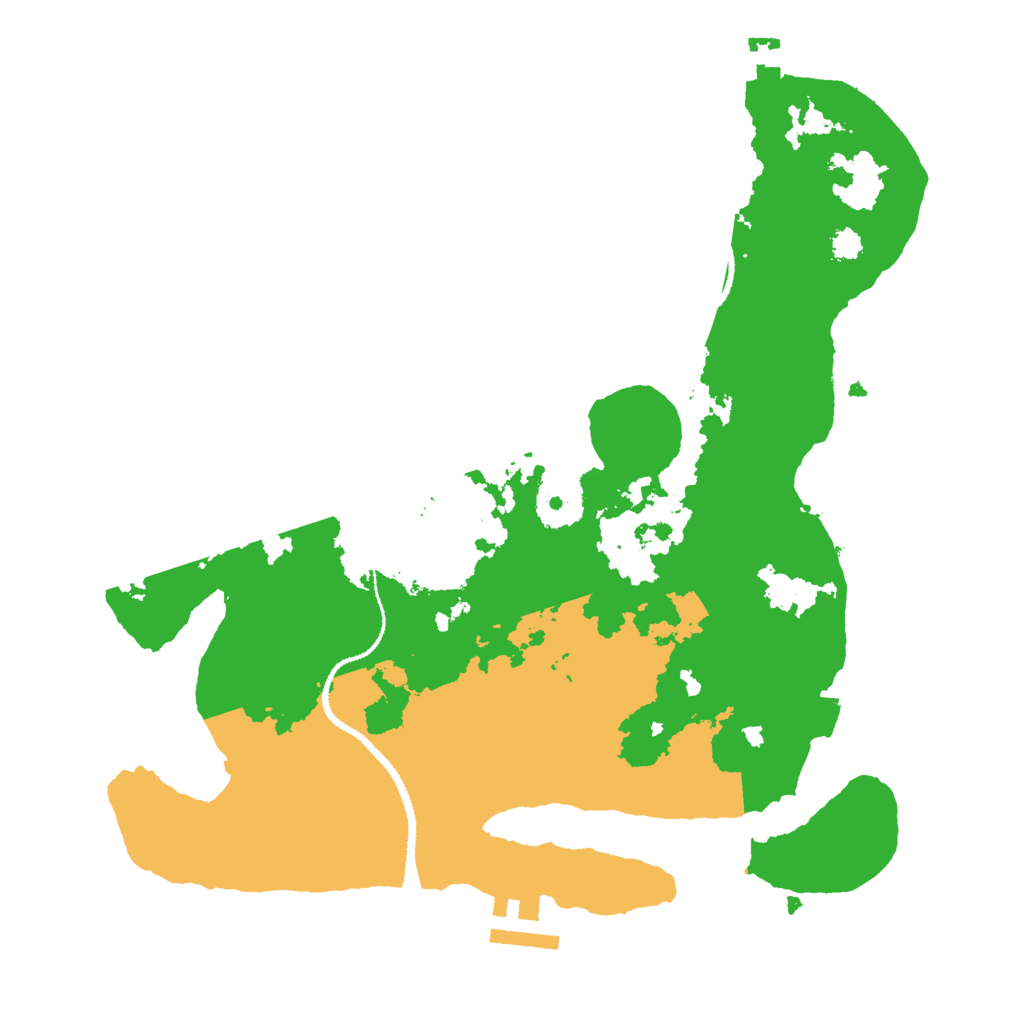 Biome Rust Map: Procedural Map, Size: 3000, Seed: 2113139564