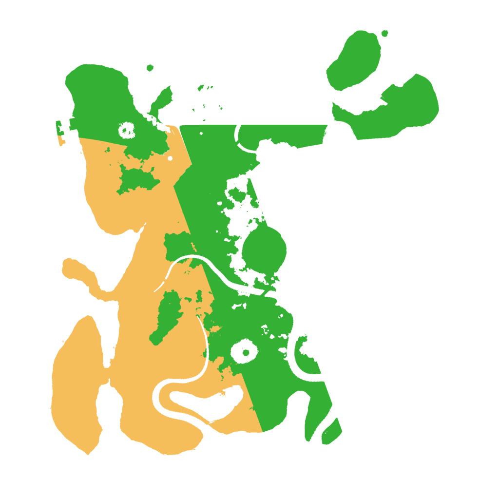 Biome Rust Map: Procedural Map, Size: 3000, Seed: 1270274942