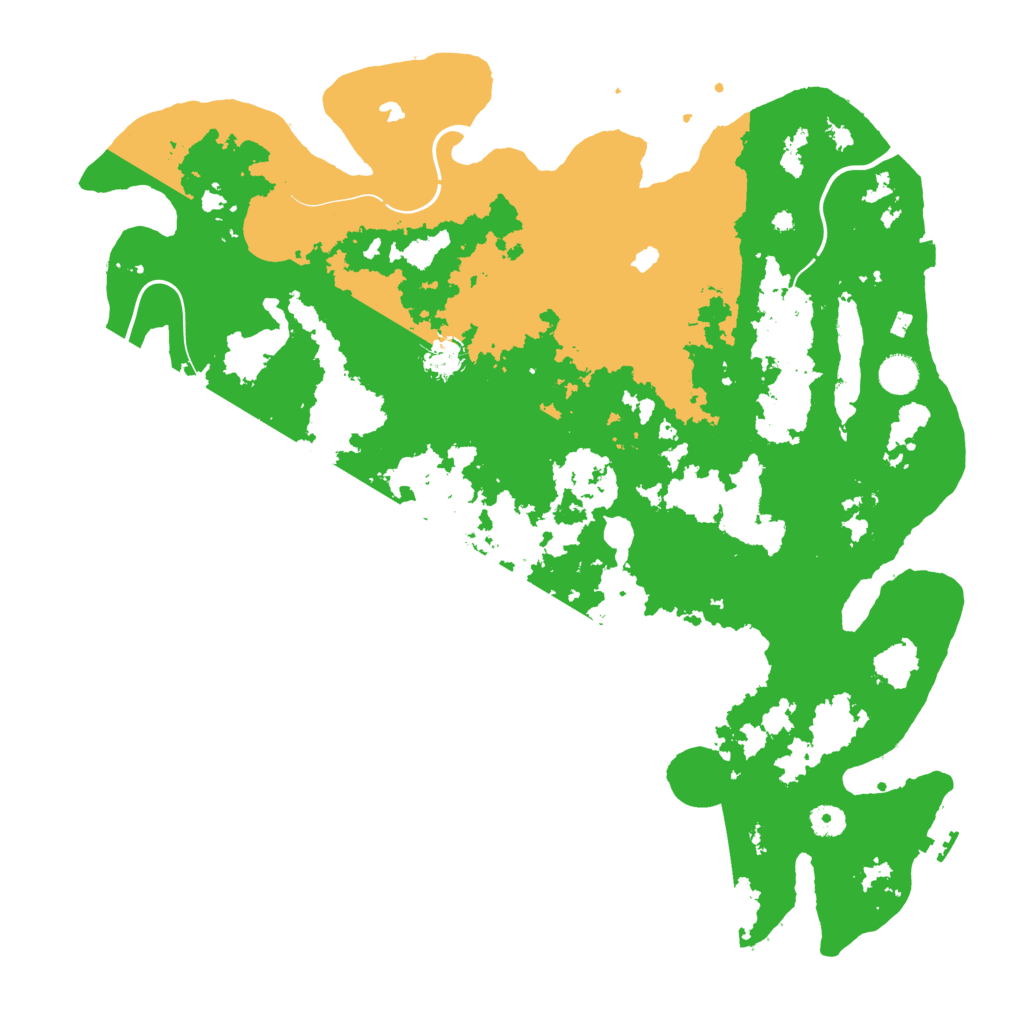 Biome Rust Map: Procedural Map, Size: 4500, Seed: 9876543