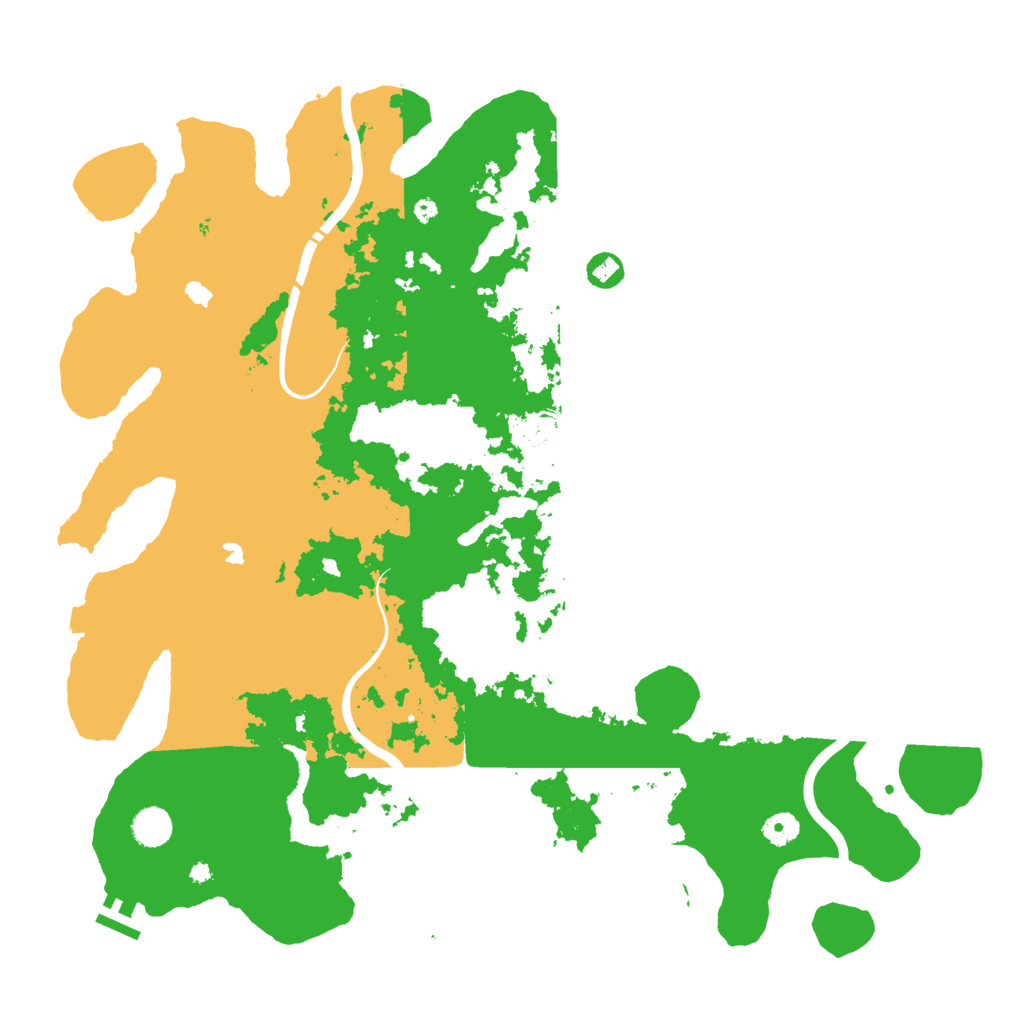 Biome Rust Map: Procedural Map, Size: 4500, Seed: 10210004