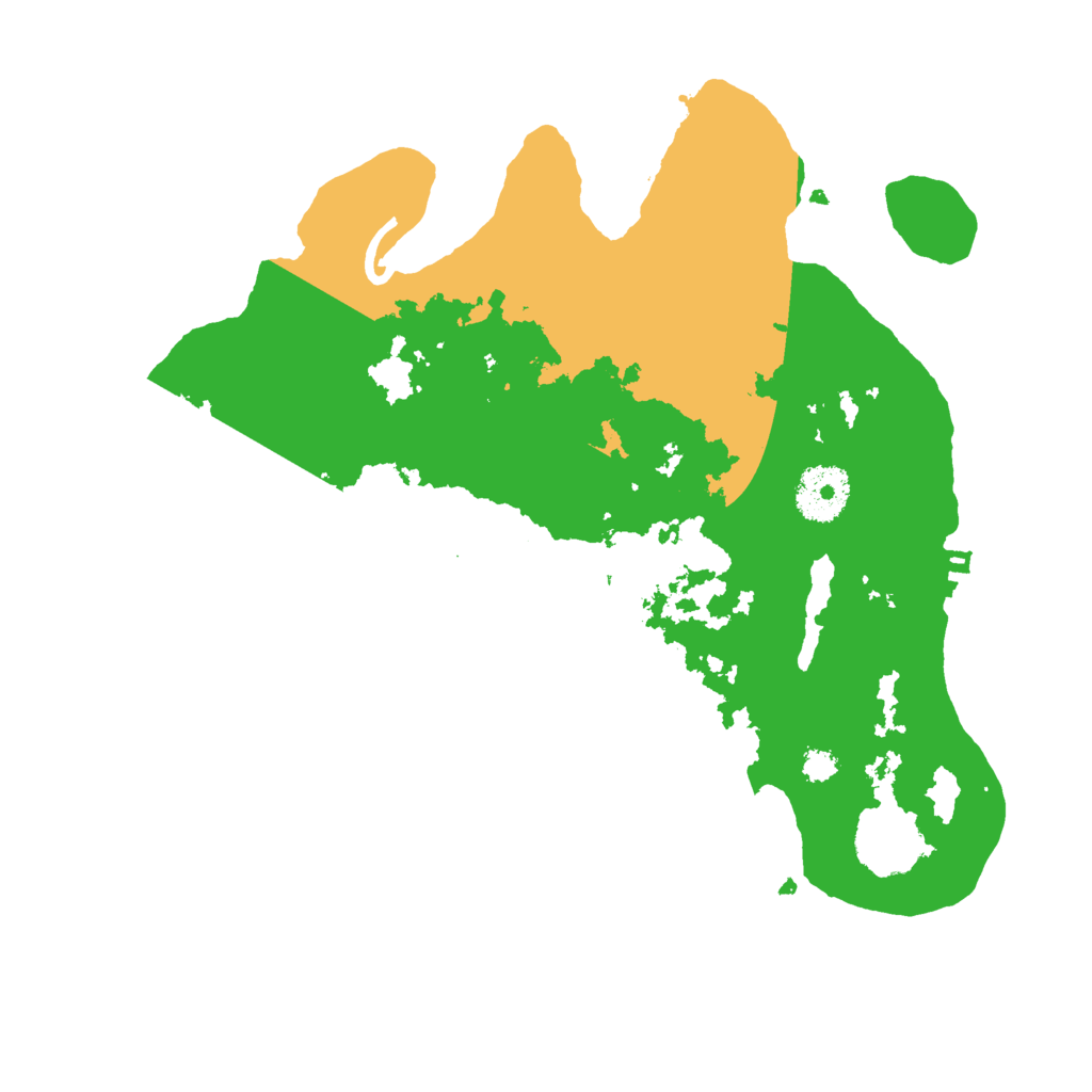 Biome Rust Map: Procedural Map, Size: 3000, Seed: 21300