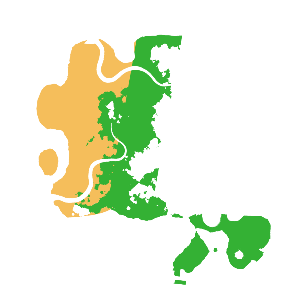 Biome Rust Map: Procedural Map, Size: 3000, Seed: 63359