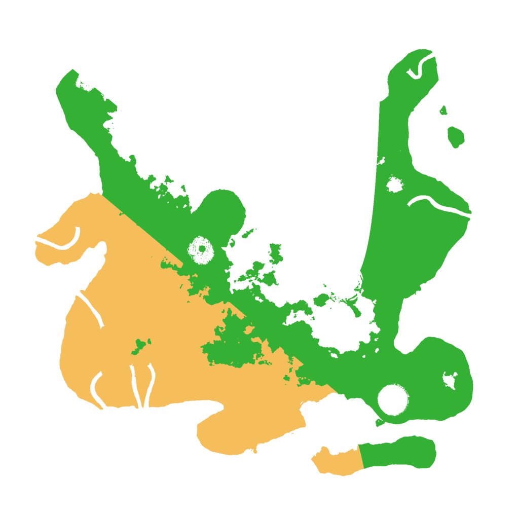 Biome Rust Map: Procedural Map, Size: 3000, Seed: 4811