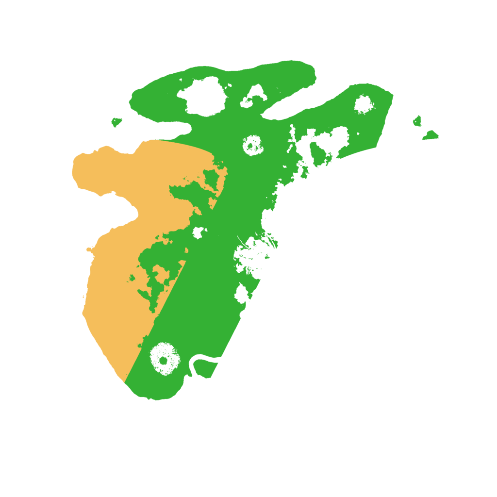 Biome Rust Map: Procedural Map, Size: 2500, Seed: 1675816342