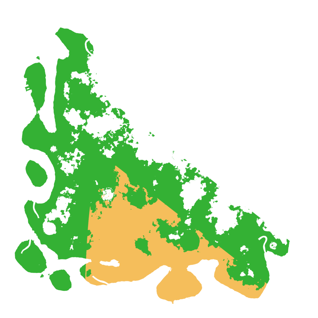 Biome Rust Map: Procedural Map, Size: 4500, Seed: 91587324