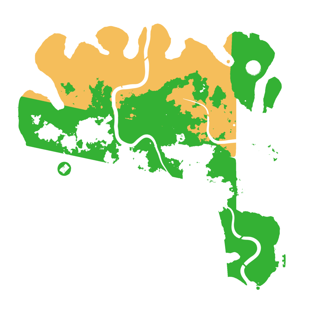 Biome Rust Map: Procedural Map, Size: 3750, Seed: 254214