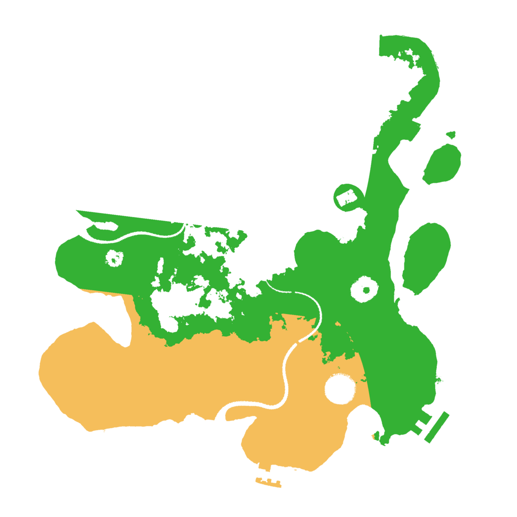 Biome Rust Map: Procedural Map, Size: 3000, Seed: 26932