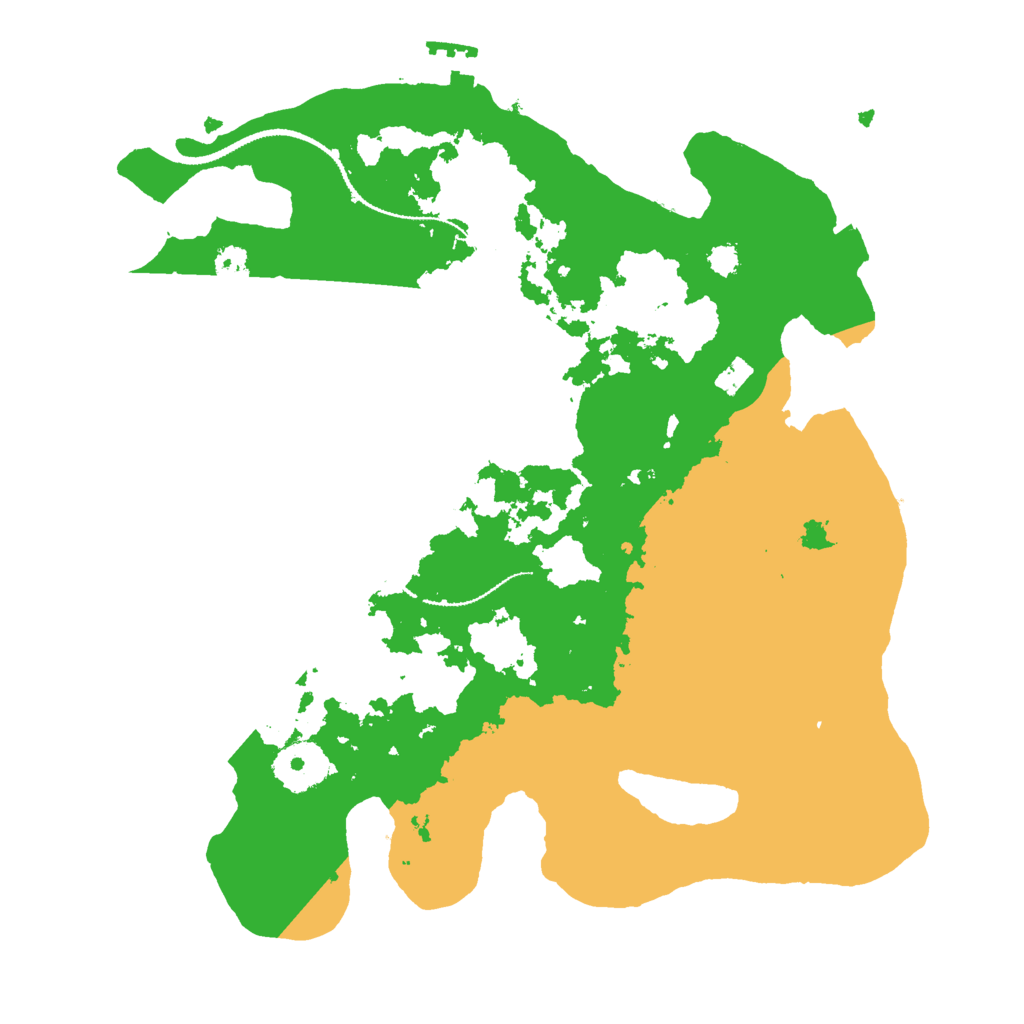 Biome Rust Map: Procedural Map, Size: 3000, Seed: 2121005360