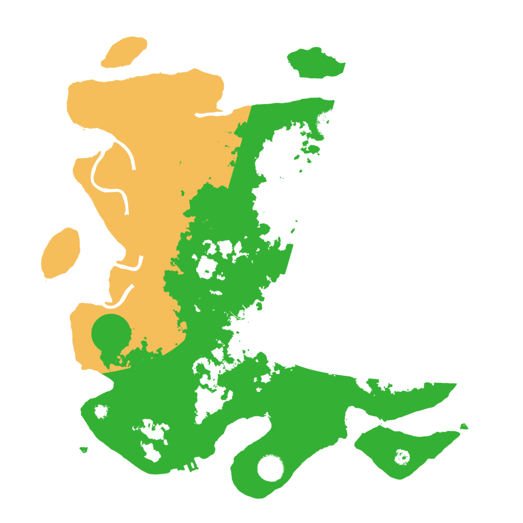 Biome Rust Map: Procedural Map, Size: 3500, Seed: 96039872