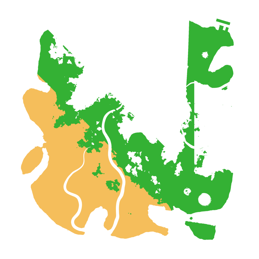 Biome Rust Map: Procedural Map, Size: 3700, Seed: 782214873