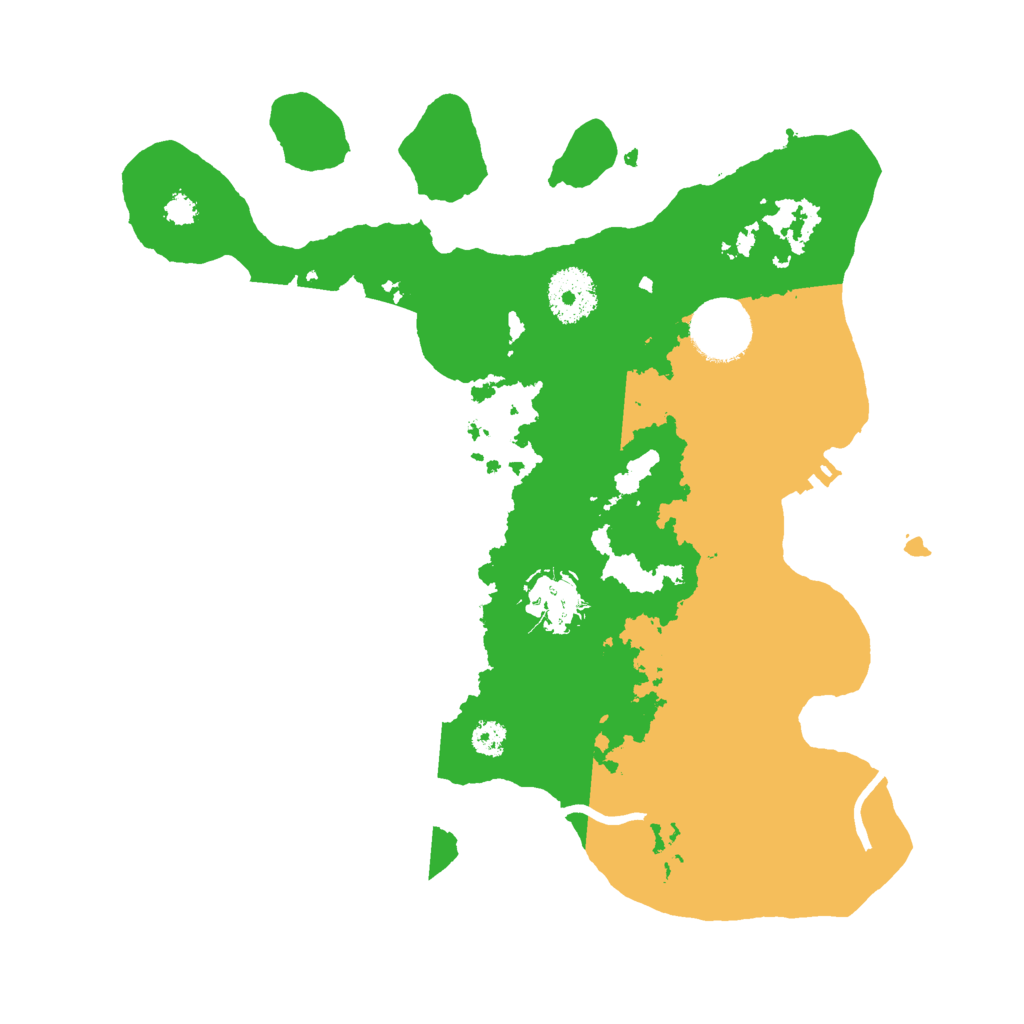 Biome Rust Map: Procedural Map, Size: 3000, Seed: 650698596