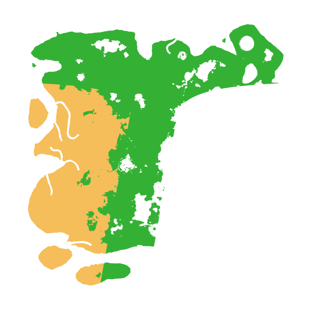 Biome Rust Map: Procedural Map, Size: 3700, Seed: 1109358680