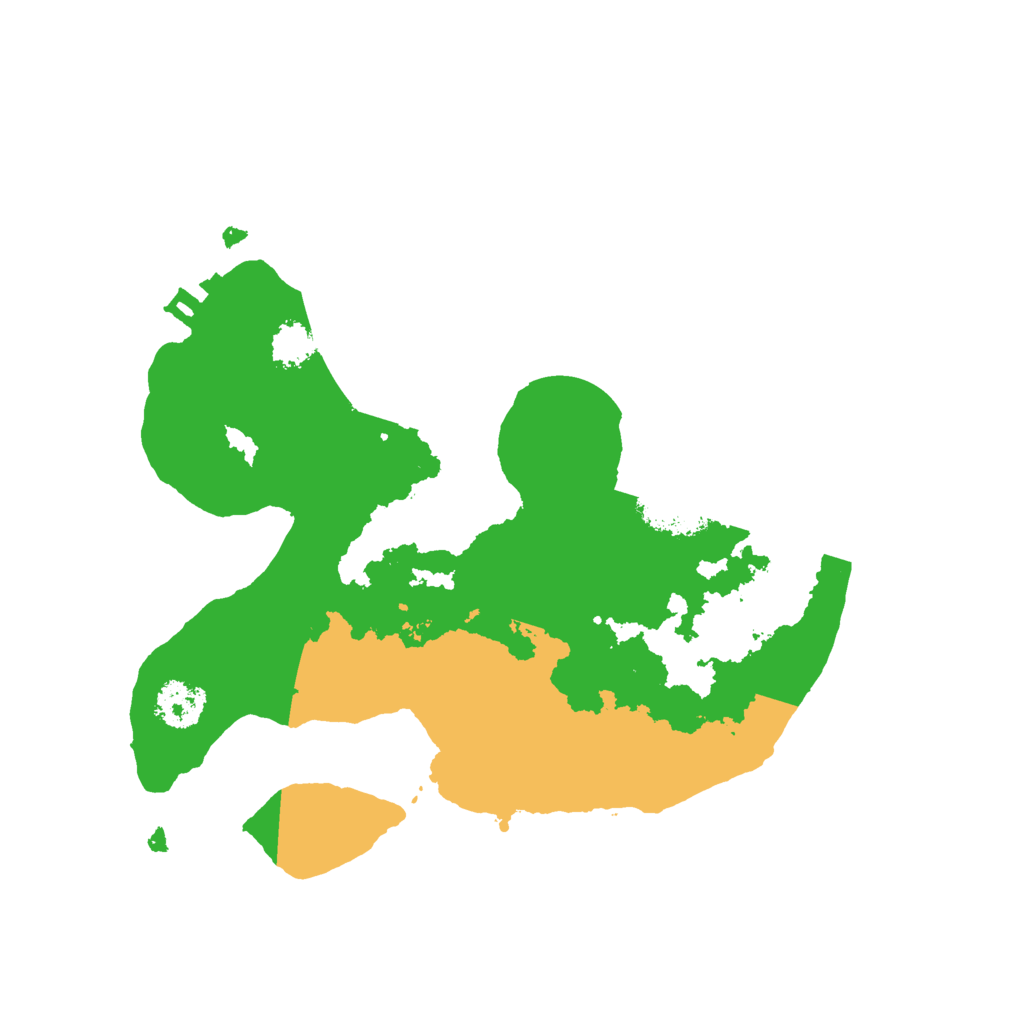 Biome Rust Map: Procedural Map, Size: 2200, Seed: 1855945568