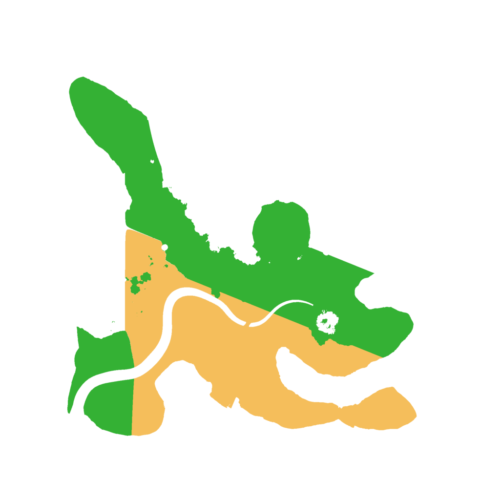 Biome Rust Map: Procedural Map, Size: 2300, Seed: 69
