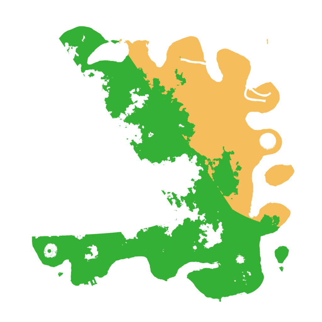 Biome Rust Map: Procedural Map, Size: 3500, Seed: 315