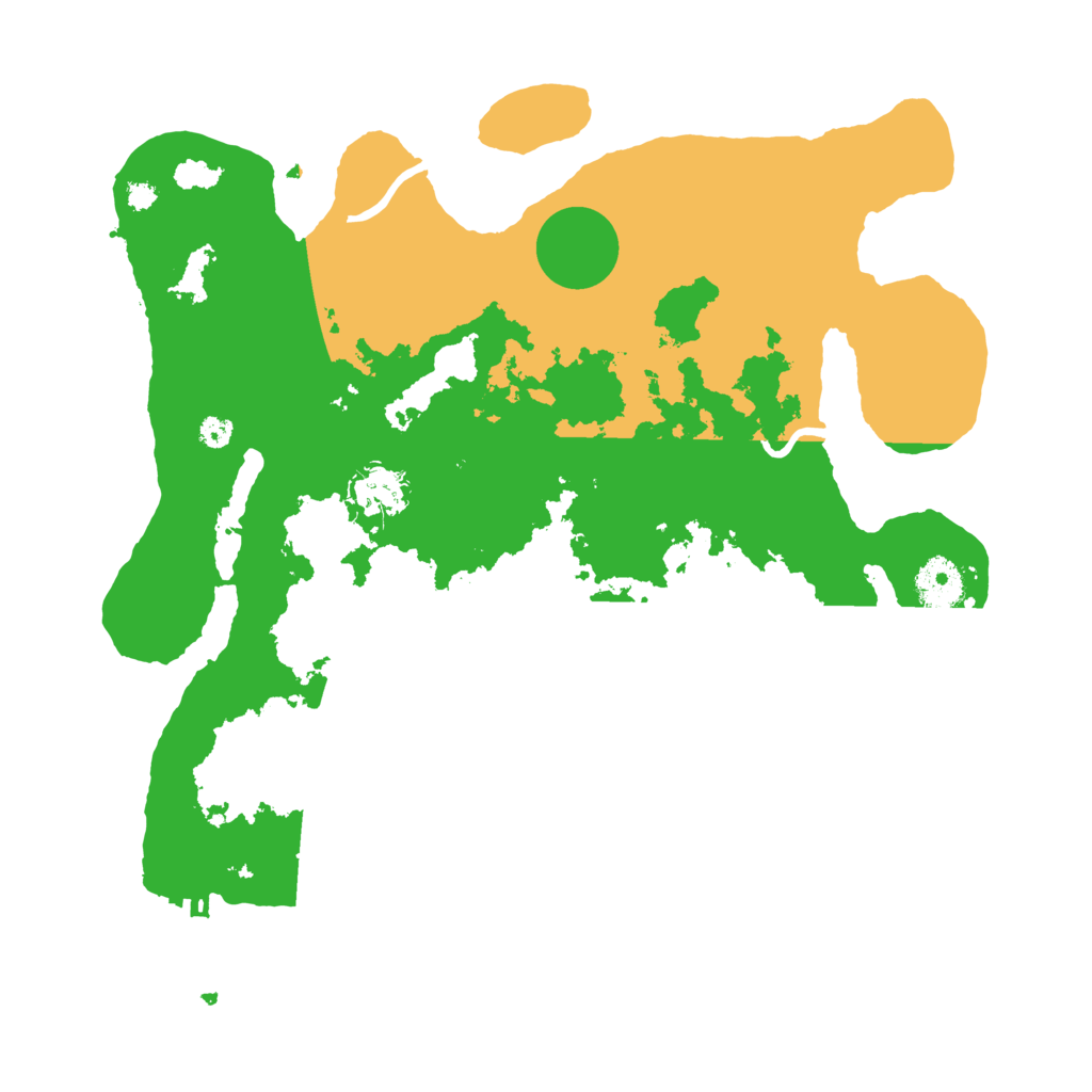 Biome Rust Map: Procedural Map, Size: 3500, Seed: 525