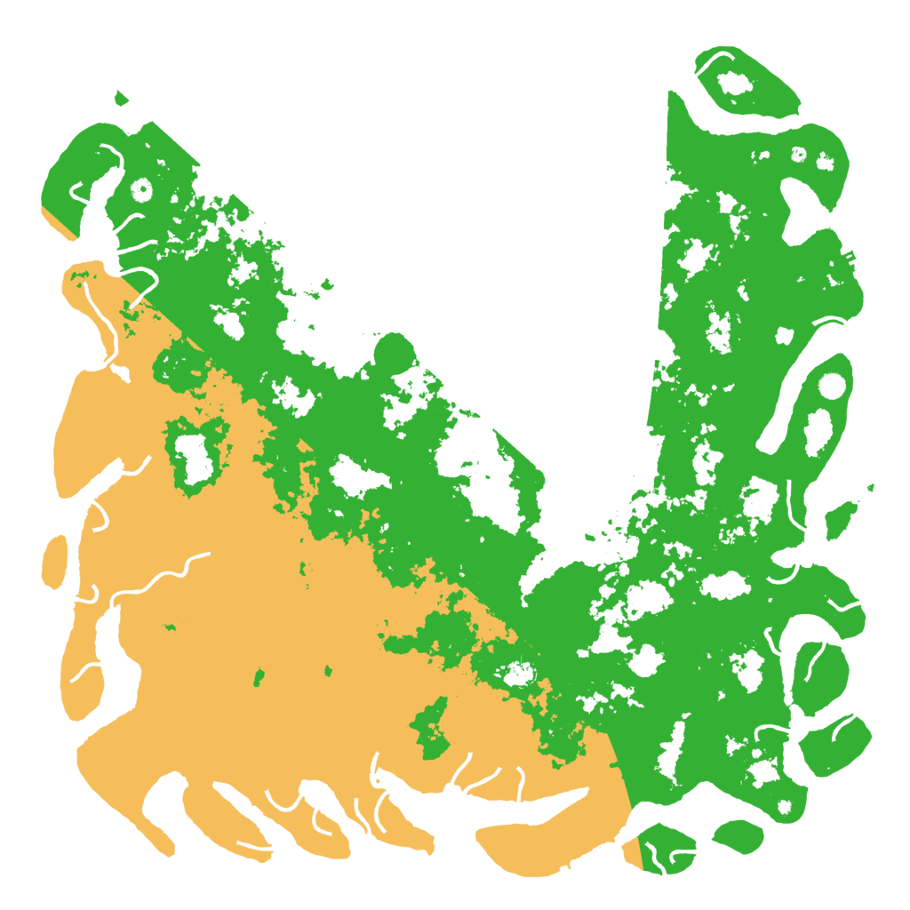 Biome Rust Map: Procedural Map, Size: 6000, Seed: 376