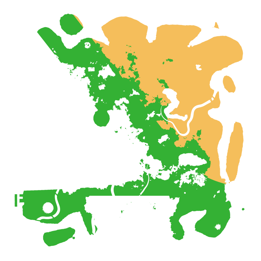 Biome Rust Map: Procedural Map, Size: 4250, Seed: 740957520