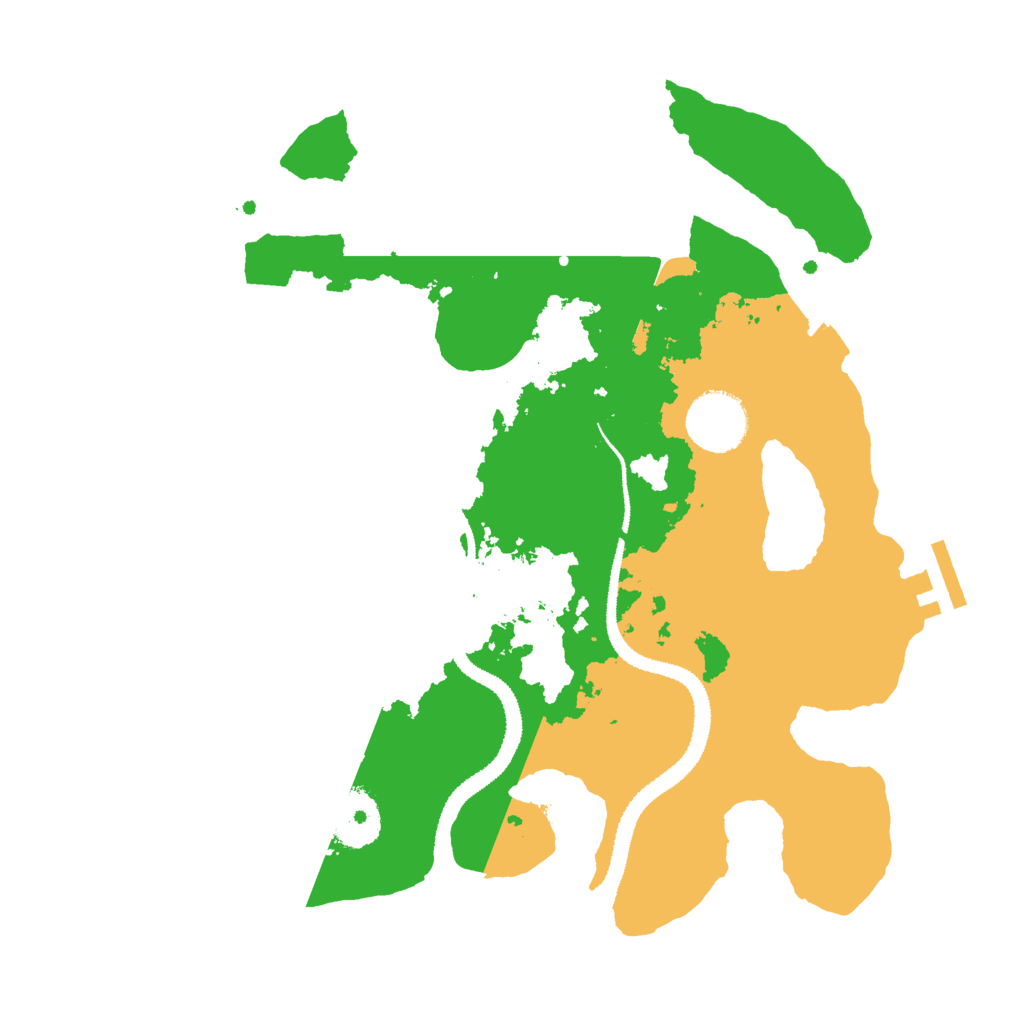Biome Rust Map: Procedural Map, Size: 3000, Seed: 1162650393