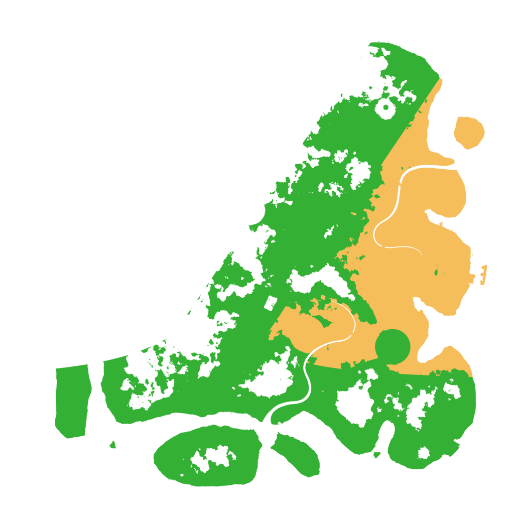 Biome Rust Map: Procedural Map, Size: 3850, Seed: 2068539126