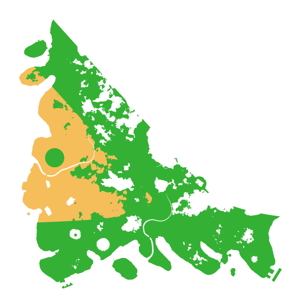 Biome Rust Map: Procedural Map, Size: 4200, Seed: 5000