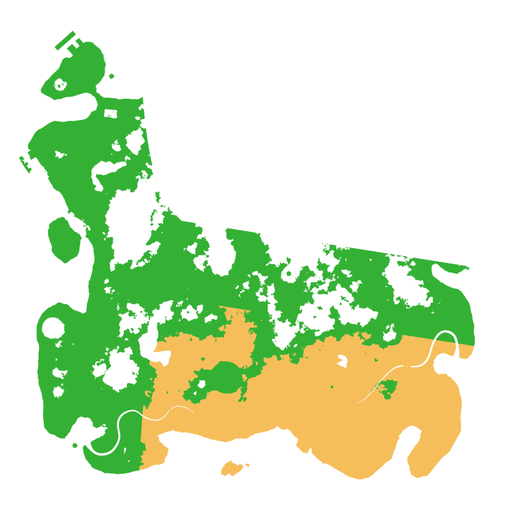 Biome Rust Map: Procedural Map, Size: 4300, Seed: 789413