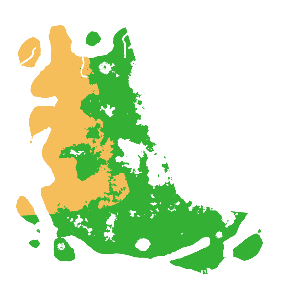 Biome Rust Map: Procedural Map, Size: 4000, Seed: 1126
