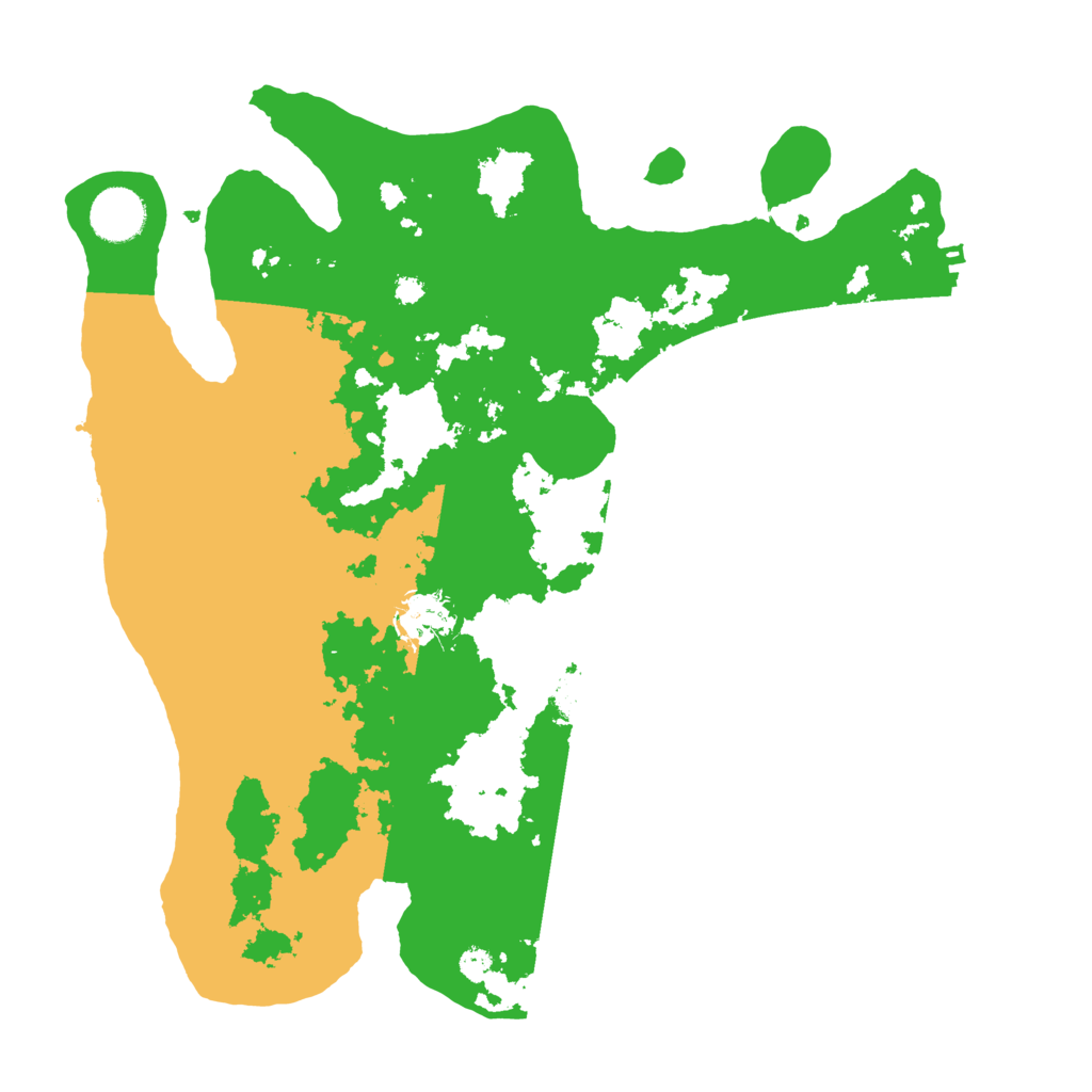 Biome Rust Map: Procedural Map, Size: 3500, Seed: 823408575