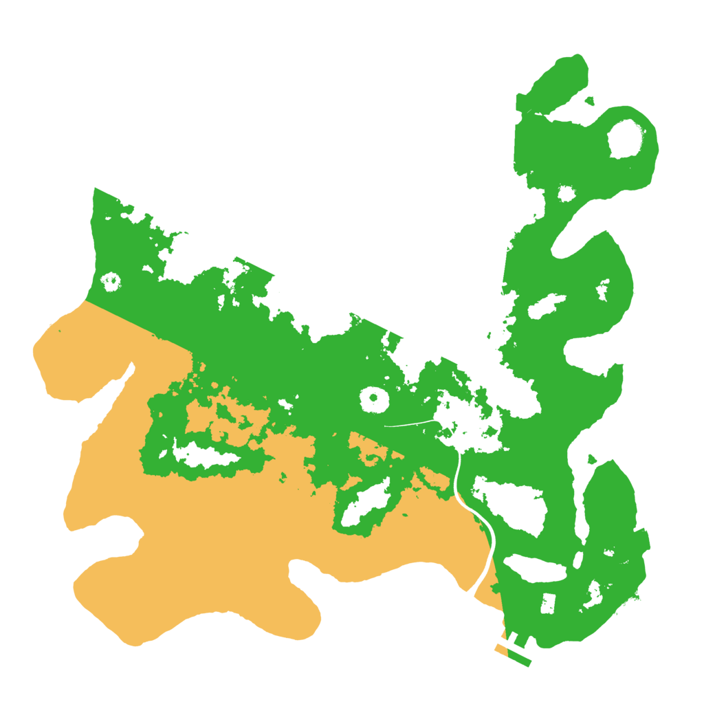 Biome Rust Map: Procedural Map, Size: 3700, Seed: 766021086