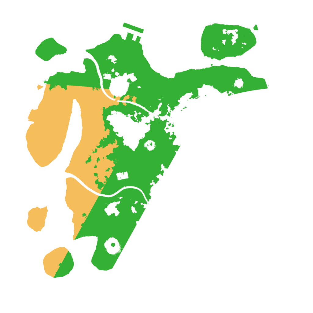 Biome Rust Map: Procedural Map, Size: 3000, Seed: 856943864