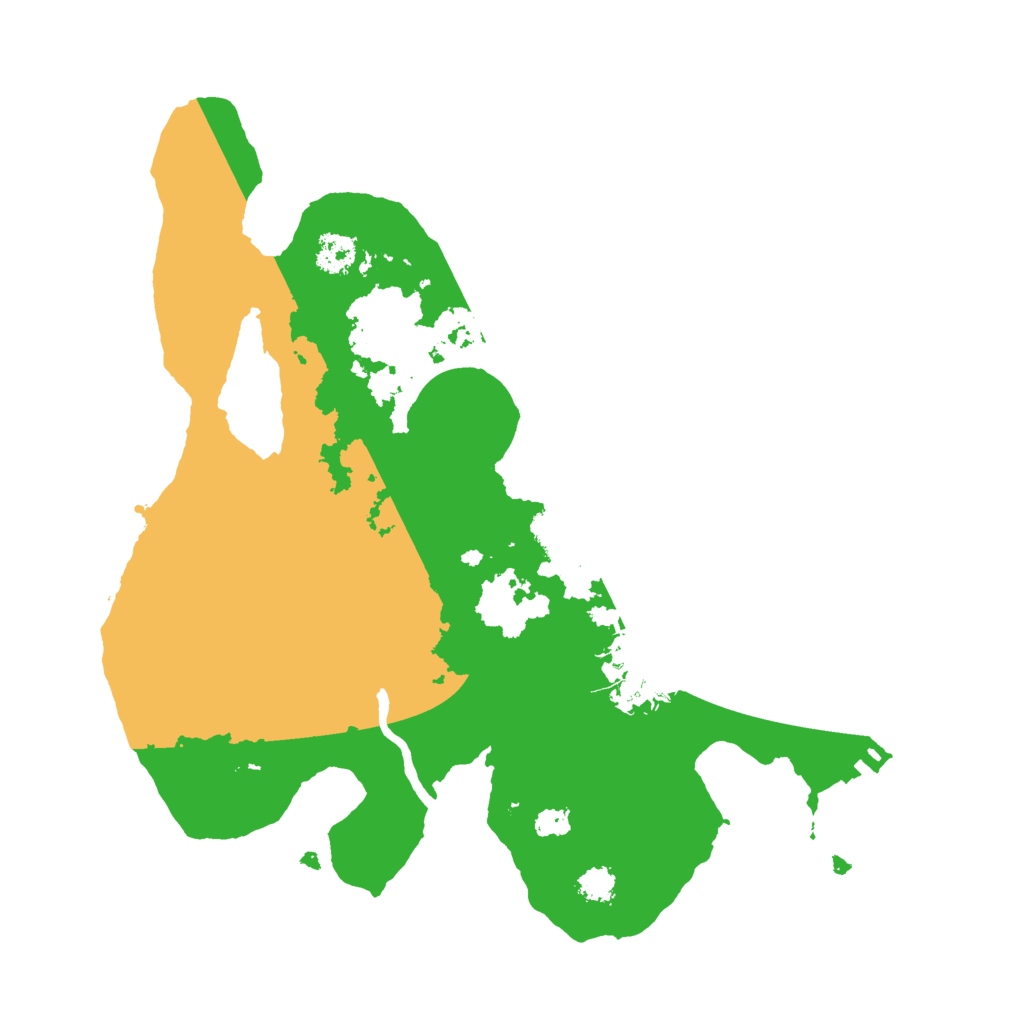 Biome Rust Map: Procedural Map, Size: 2600, Seed: 286286